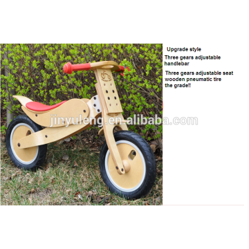 Roda de madeira de bicicleta infantil de 12 polegadas